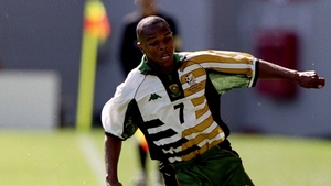 Random mismatched shapes and colours? Check! Dodgy underarm netting? Check! At least two sizes too big for little Quinton Fortune? Check! South Africa's 1998 kit ticks all the wrong boxes.