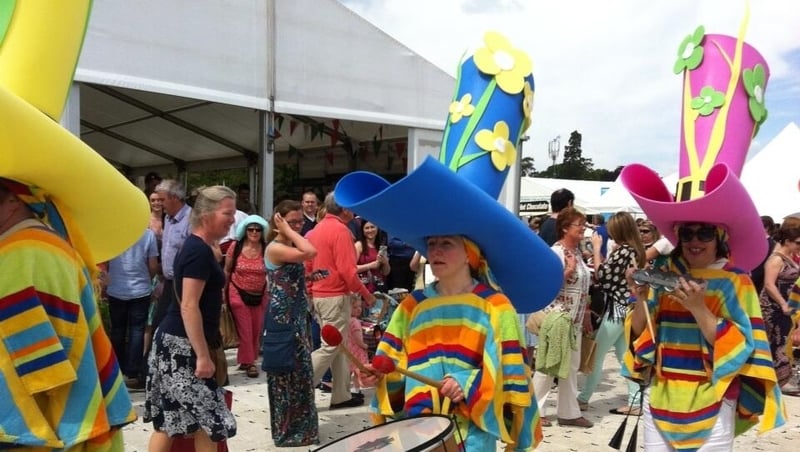 Food and drink companies are exhibiting at the festival