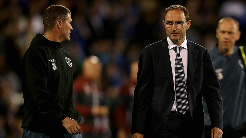 Martin O'Neill was happy with the way Ireland acquitted themselves against Italy and expects a decision on Roy Keane's future before they fly out to the States