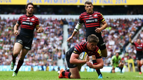 Owen Farrell has been sidelined due to a quad strain