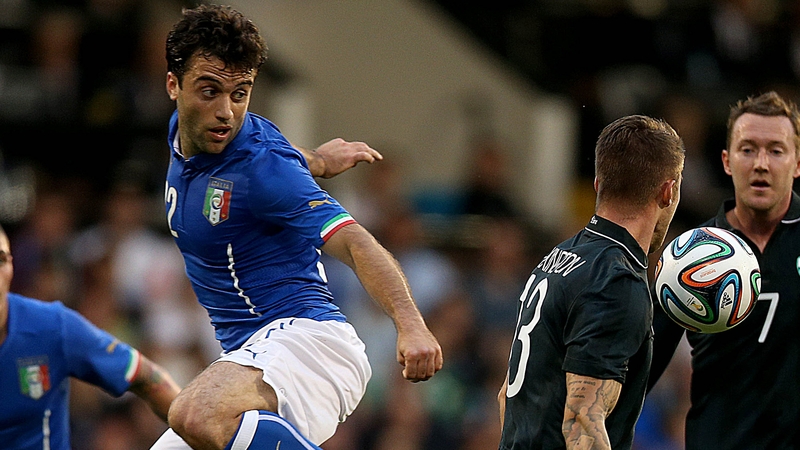Giuseppe Rossi played 71 minutes of yesterday's goalless draw against Ireland