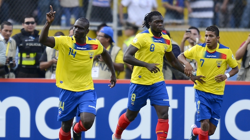 Segundo Castillo (left) is in Ecuador's World Cup squad.