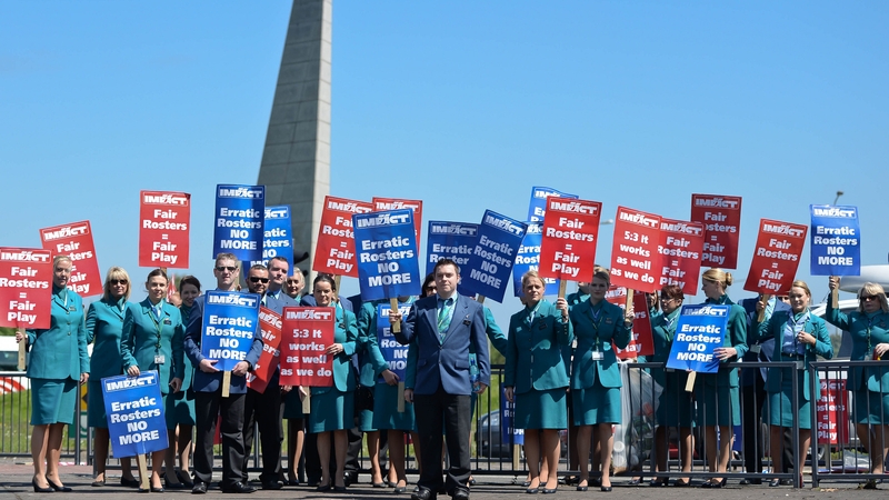 Cabin crew have been docked one day's pay for taking part in Friday's strike