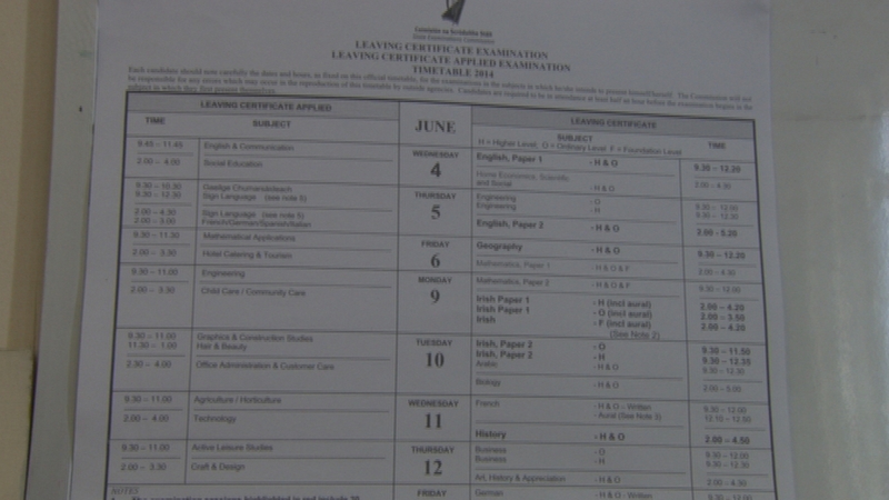 The change is being introduced from next June in an attempt to ease pressure on students