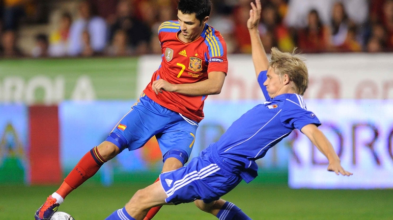 David Villa faces stiff competition for a starting berth in Spain's attack from fellow strikers Pedro, Diego Costa and Fernando Torres