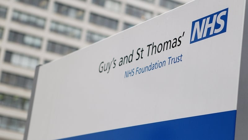Guy's and St Thomas' NHS Foundation Trust said the man has a weakened immune system following a kidney transplant