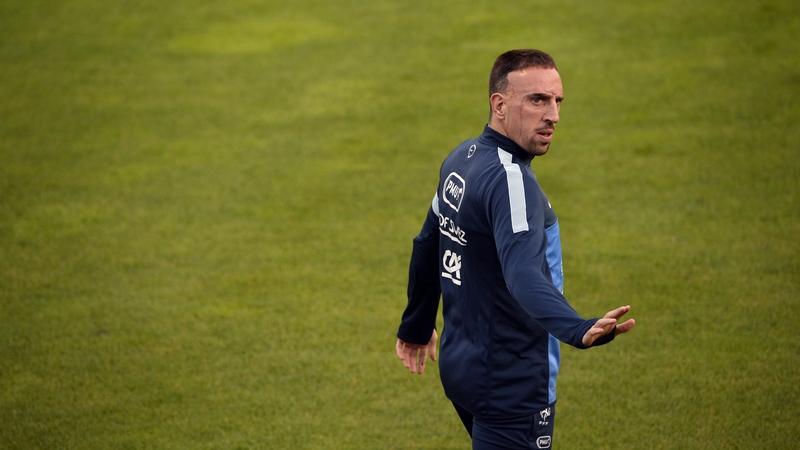 Franck Ribery has been struggling with a back problem