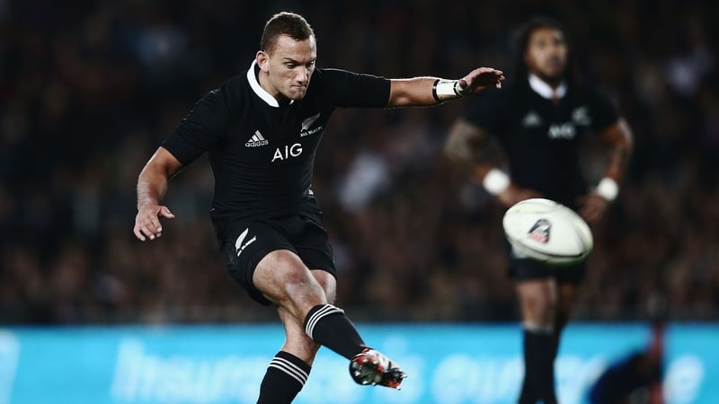 Aaron Cruden started eight tests last year for the All Blacks