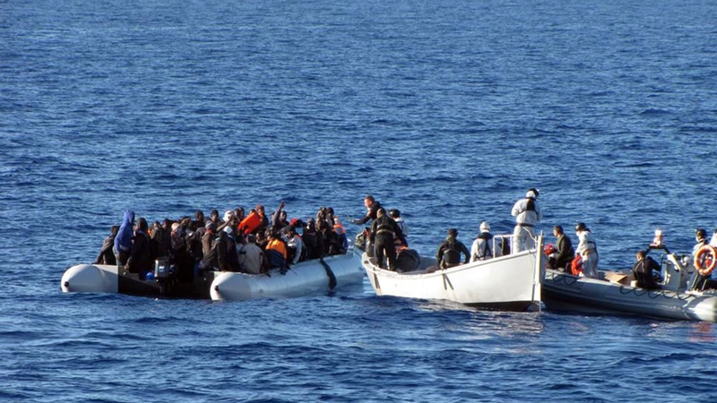 Good weather conditions in the Mediterranean have further boosted the influx of migrants desperate to reach Europe