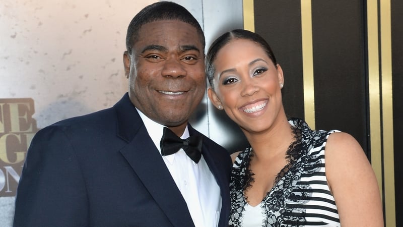 Tracy Morgan and Megan Wollover tie the knot