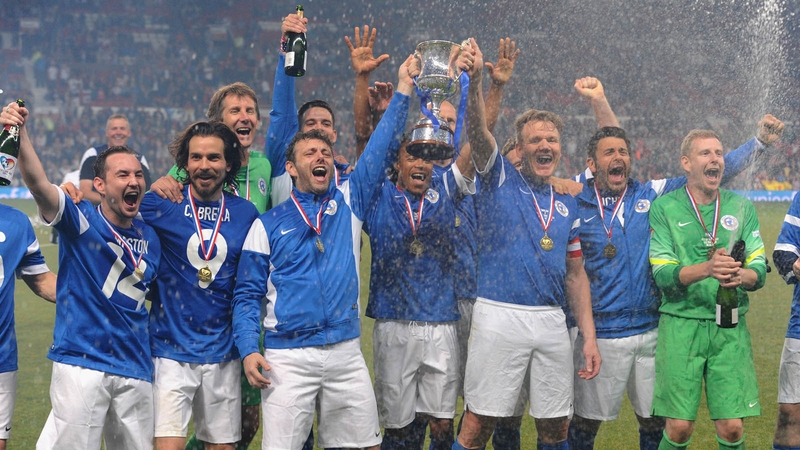 The victorious Rest of World team included James McAvoy, Nicky Byrne and Gordon Ramsay