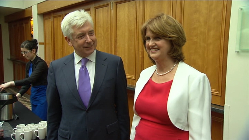 Labour's Alex White and Joan Burton are running for party leadership
