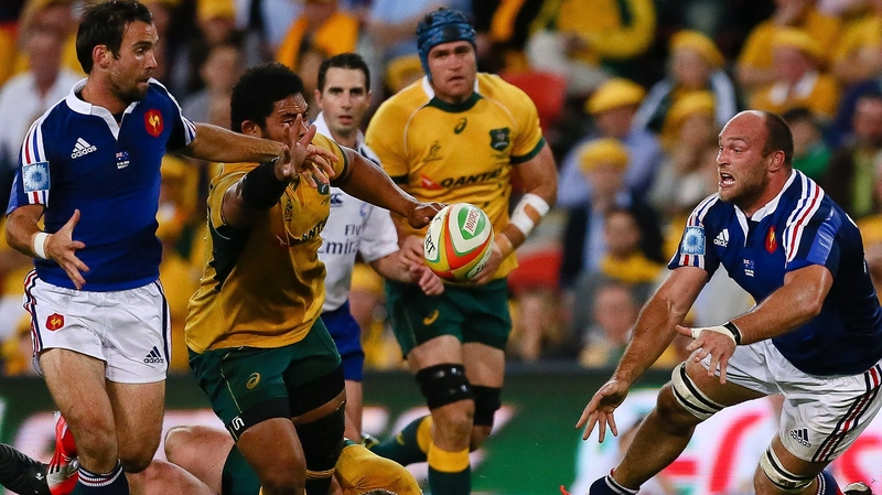 Morgan Parra (l) will start for Les Bleus