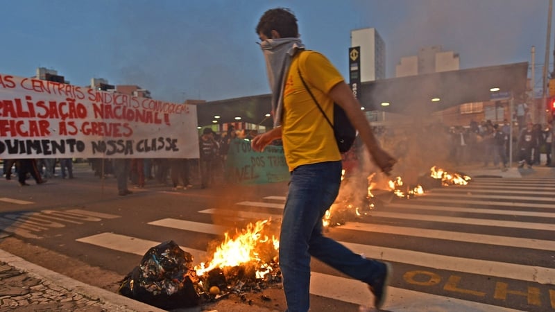 Protests are expected to continue during the tournament