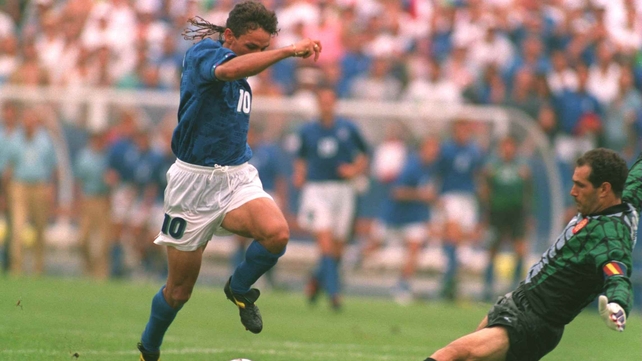 Roberto Baggio (1990, 1994, 1998) might be well remembered in his home of Italy for missing the team's last penalty in a bygone final, but he will never be forgotten anywhere for his flickering, brave braids blowing in the wind.
