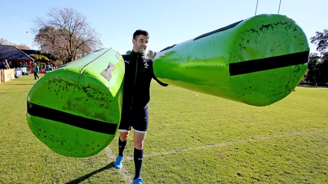 Conor Murray at Ireland training on Wednesday
