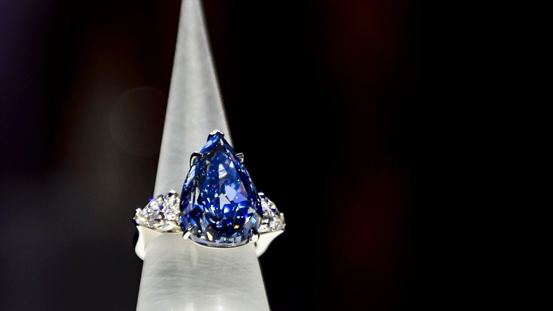 Only three or four blue diamonds over 100 carats have ever been recovered