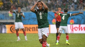 ...and reacts with shock as his goal is once again disallowed with an offside call by the linesman