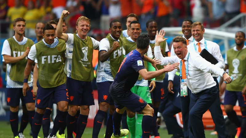 Robin van Persie was superb for the Netherlands