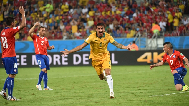 Cahill has more World Cup goals than Lionel Messi and Cristiano Ronaldo combined