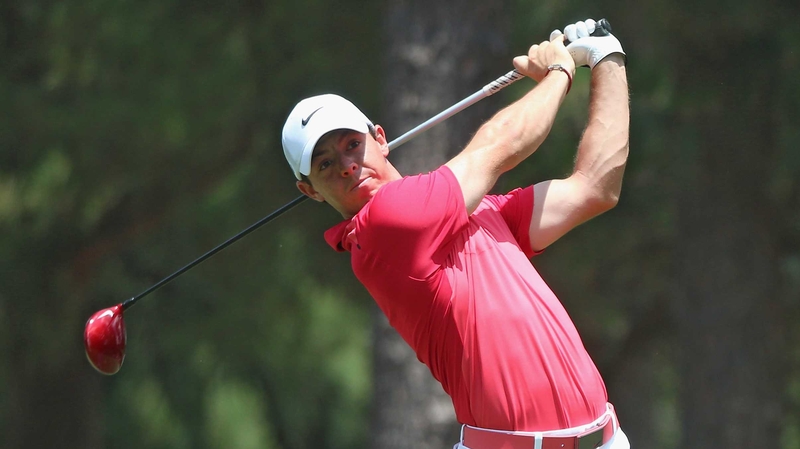 Rory McIlroy is nine shots behind leader Martin Kaymer after two rounds