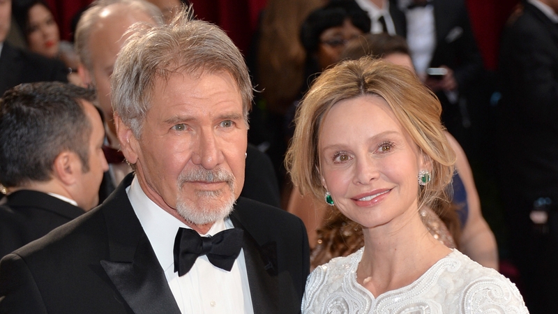 Calista Flockhart has flown to London to be at her husband Harrison Ford's bedside