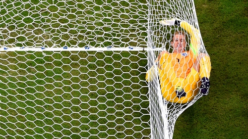 England goal keeper Joe Hart after the Balotelli winner