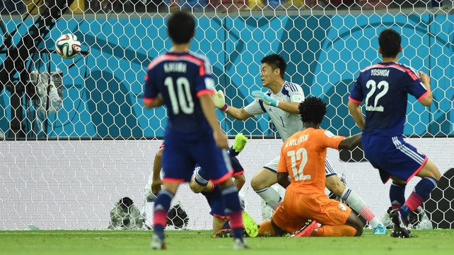 But two quick fire goals in the second half sealed the points for the Ivory Coast. The first from Wilfred Bony.