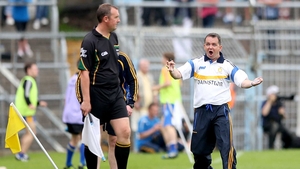 Davy Fitz reacts during the Clare versus Cork game