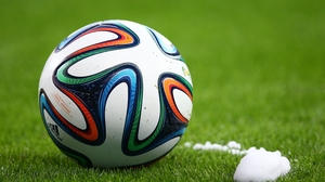 A close shave - a close up of the foam line used by the referees