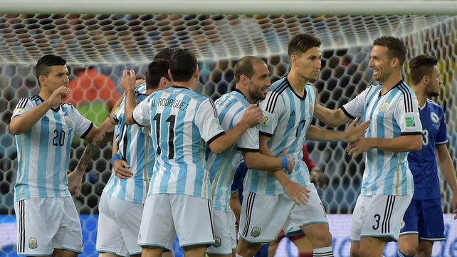 It took just three minutes for the South Americans to open their account