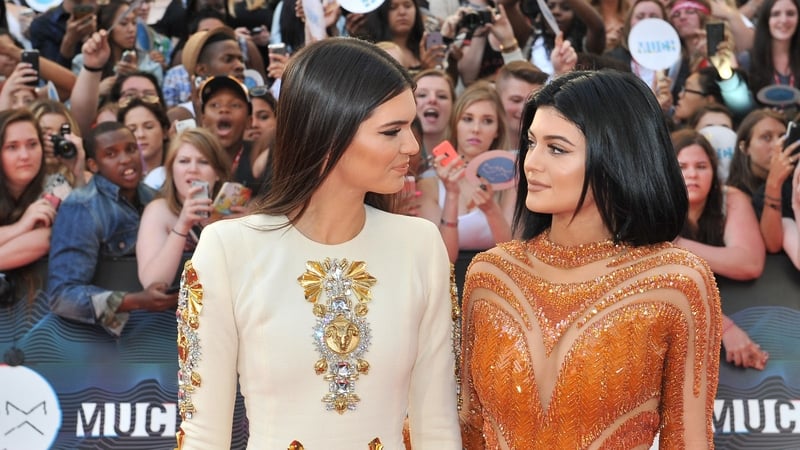 Kendall Jenner and her sister Kylie Jenner at the MuchMusic Video Awards