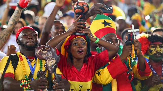 Ghana were not to be outdone, however, with their fans travelling in impressive numbers to the heart of Brazil