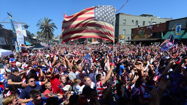 The late goal gave the US a 2-1 victory over Ghana and a shared spot - with Germany - at the top of Group G