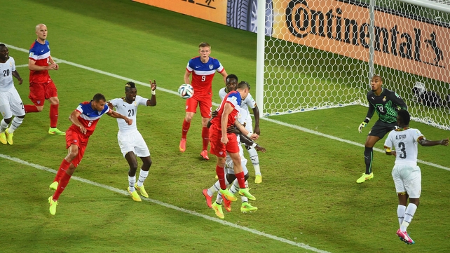 But just four minutes later, US defender John Brooks Jr. scored his first international goal on a straightforward header