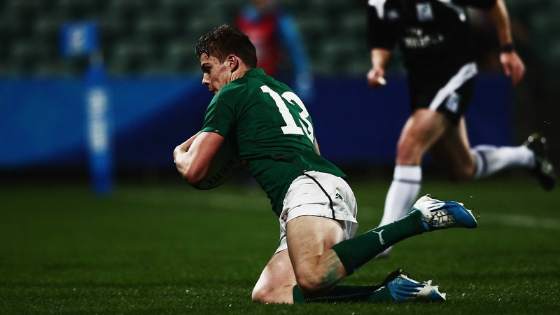 Garry Ringrose is named in the 28-man Ireland U20 squad