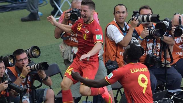 And no more than 10 minutes later, midfielder Dries Mertens solidified Belgium's come-from-behind victory with a gorgeous goal, leaving the final score at 3-1