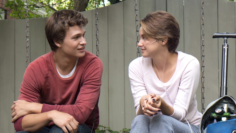 Ansel Elgort and Shailene Woodley in The Fault In Our Stars