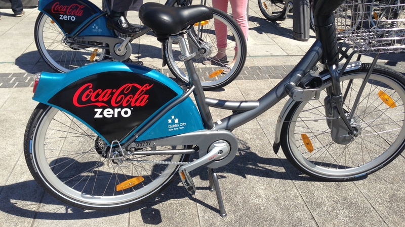The bike scheme has been rebranded ‘Coca-Cola Zero dublinbikes’