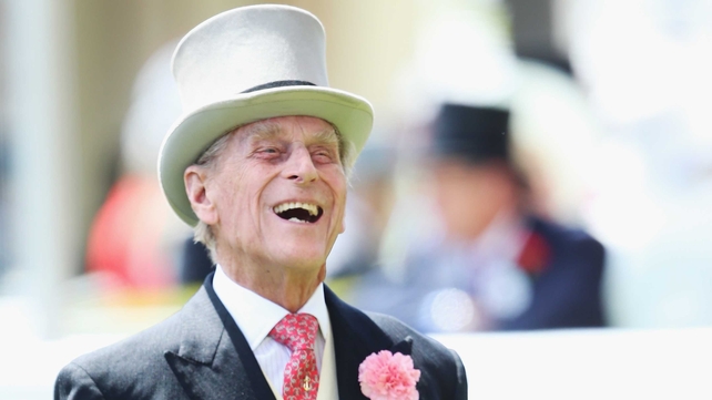 Having the craic: Prince Philip, Duke of Edinburgh attends day two of Royal Ascot at Ascot Racecourse on June 18