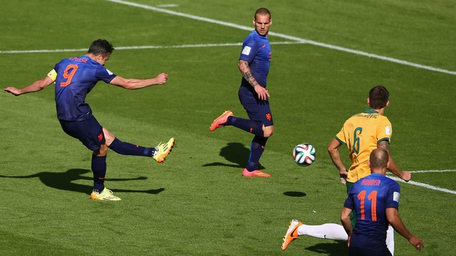 Less than five minutes later, though, Van Persie rocketed one in at 58' to even the score once more at 2-2