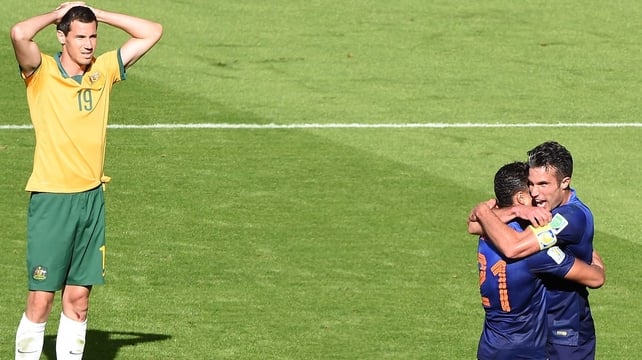 The Dutch retain a share of the lead of Group B with six points, while Australia has little hope left, despite two resilient, energetic efforts