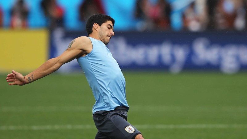 Suarez sat out Uruguay’s 3-1 loss to Costa Rica