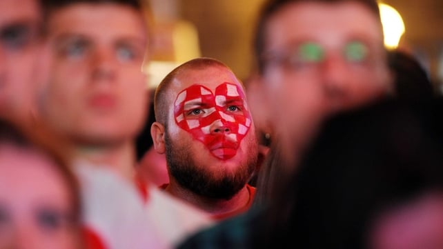 ... while others chose to celebrate on the inside