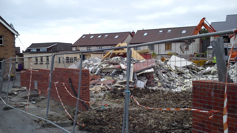 The four and five bed units on Seaview Park in Shankill were being constructed by Orchid Homes