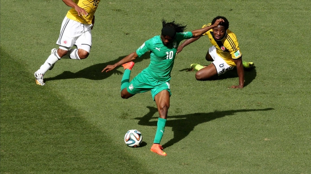 And just three minutes later, Gervinho pulled off a magical run and finished true, putting Ivory Coast back in it with plenty of time left