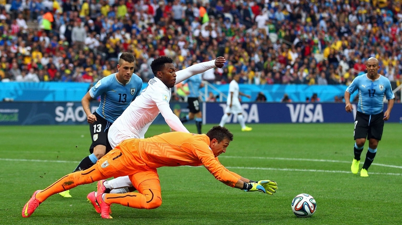 Daniel Sturridge was injured in training with England