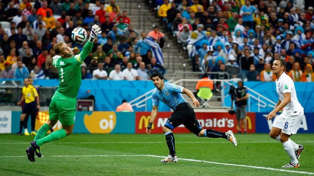 Only five minutes later, Suarez proved his vitality with a class goal on Hart