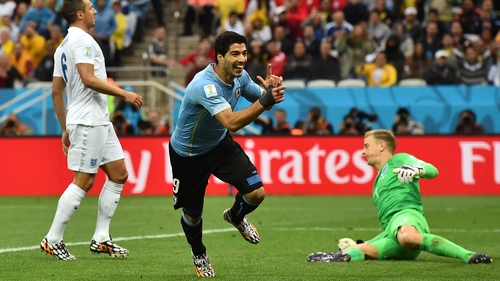Luis Suarez broke English hearts with two goals