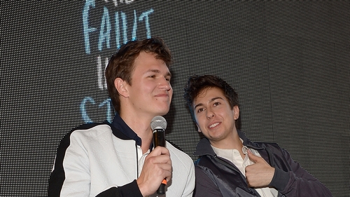 Ansel Elgort and Nat Wolff